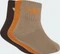 adidas Mid-Ankle Socken khaki six/aurora coffee/rustic orange, 3 Paare (Junior) Vorschaubild