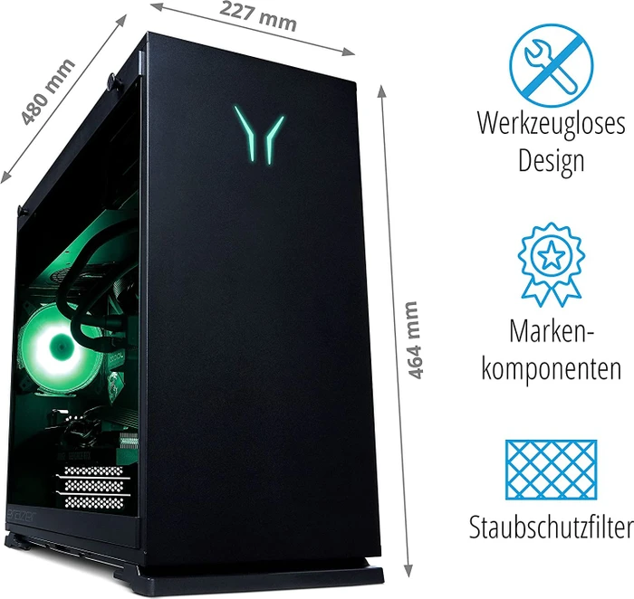 Medion Erazer Hunter X20, Core i7-11700KF, 32GB RAM, 2TB SSD, GeForce RTX 3080