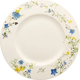 Rosenthal Brillance Bone China Fleurs des Alpes Frühstücksteller mit Fahne 23.3cm