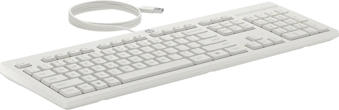 HP 225 Wired Mouse and Keyboard Combo G2, mit Copilot-Taste, weiß, USB, US