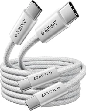 Anker USB-C Kabel 333, USB 2.0, 480Mb/s, 240W, USB-C [Stecker] auf USB-C [Stecker], 1.8m, 2er-Pack