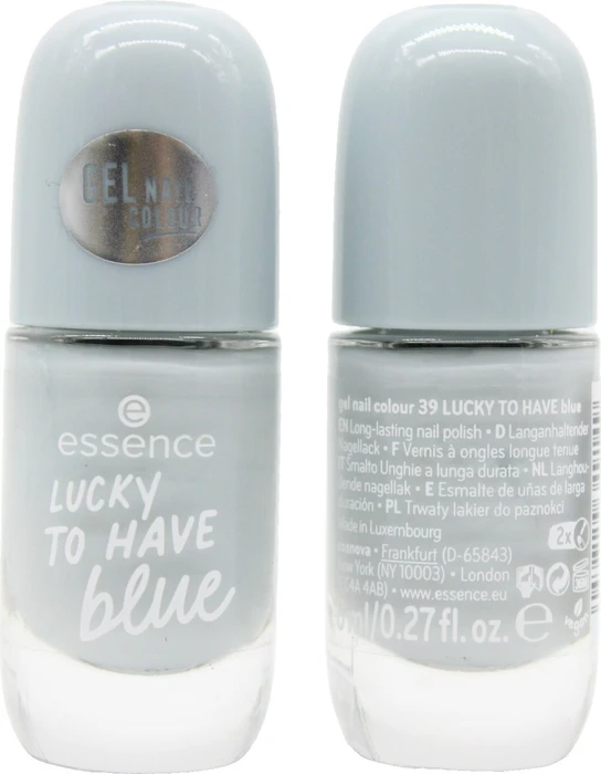 Essence gel nail colour Nagellack 39 lucky to have blue, 8ml