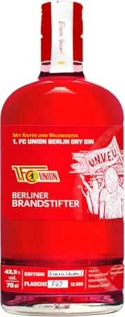 Berliner Brandstifter 1. FC Union Berlin Dry Gin 700ml