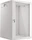 Lanberg WF01 Series 19" Wandschrank 18HE, hängend, Flatpack, Glastür, IP20, RAL 7035, 600mm tief (WF01-6618-10S)