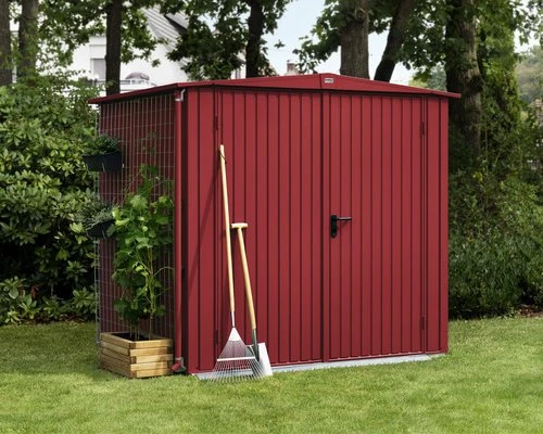 EcoStar Trend Euroline Typ 2 Gerätehaus purpurrot