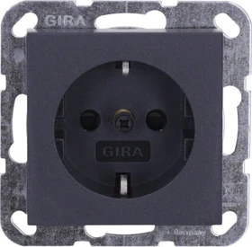 Gira SCHUKO-Steckdose 16A 250V, anthrazit