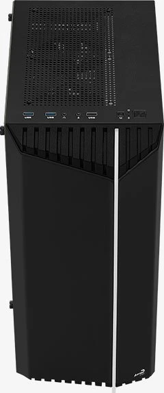 AeroCool Bionic V1, schwarz, Glasfenster
