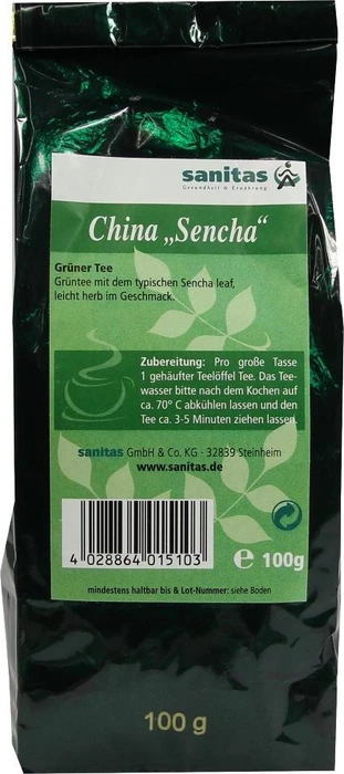 Sanitas Grüner Tee China Sencha, 100g