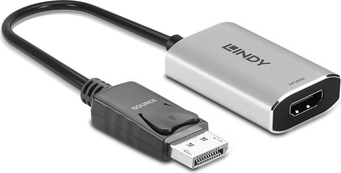Lindy DisplayPort 1.4 Stecker auf HDMI 2.1 Buchse, Adapter