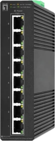 LevelOne IGS Hilbert Industrial Railmount Gigabit Smart Switch, 8x RJ-45, 112W PoE+ (IGS-2108P / 55054207101)