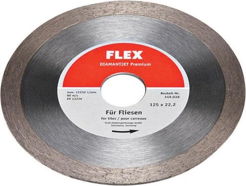 Flex Diamantjet Premium Fliese D-TCS P Diamanttrennscheibe, 125x22.2mm, 1 Stück