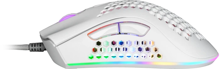 ISY IGM-4500-WT Ultralight RGB Gaming Maus weiß, USB