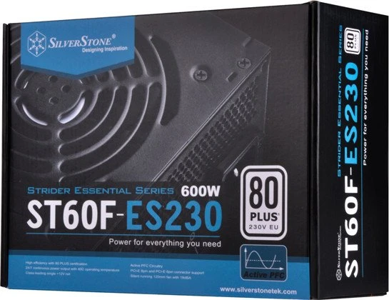 SilverStone Strider Essential Series 600W, ATX 2.4