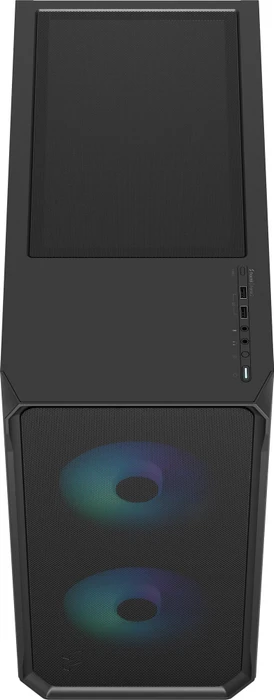 Fractal Design Focus 2 RGB, schwarz, Glasfenster