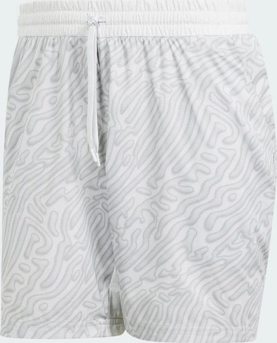 adidas Tennis Heat.RDY Pro Printed Ergo 7-Inch Tennis Hose kurz grey one/charcoal/solid grey (Herren)