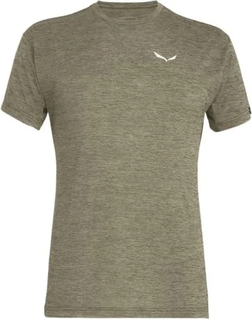 Salewa Puez Melange Dry'ton Funktionsshirt kurzarm dark olive melange (Herren)