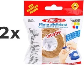 WUNDmed Selbsthaftend Dehnbar Pflasterrolle, 2.5cm x 2.5m, 1 Stück