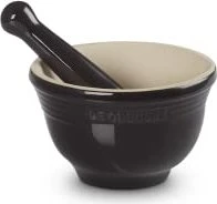 Le Creuset Mörser schwarz glänzend