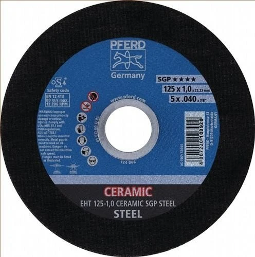 Pferd EHT 125-1.0 CERAMIC SGP STEEL Trennscheibe, 125x1x22.23mm, 25 Stück