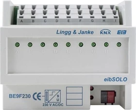 Lingg & Janke BE9F230 KNX Binäreingang 9-fach, 230V, 6TE REG (89505)