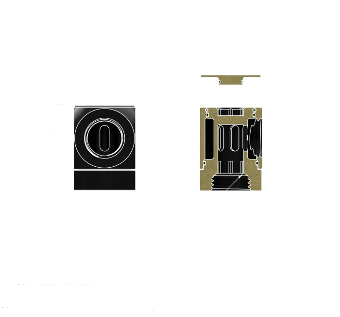 Thermal Grizzly DeltaMate Rotary FF 90°-Verbinder G1/4", schwarz