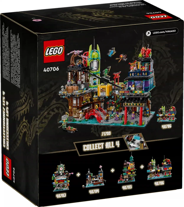 LEGO Ninjago - Mikromodell der Märkte von Ninjago City