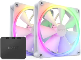 NZXT F Series F140 RGB, Matte White, weiß, LED-Steuerung, 140mm, 2er-Pack