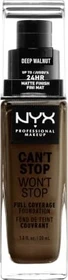 NYX Can't Stop Won't Stop Foundation deep walnut, 30ml