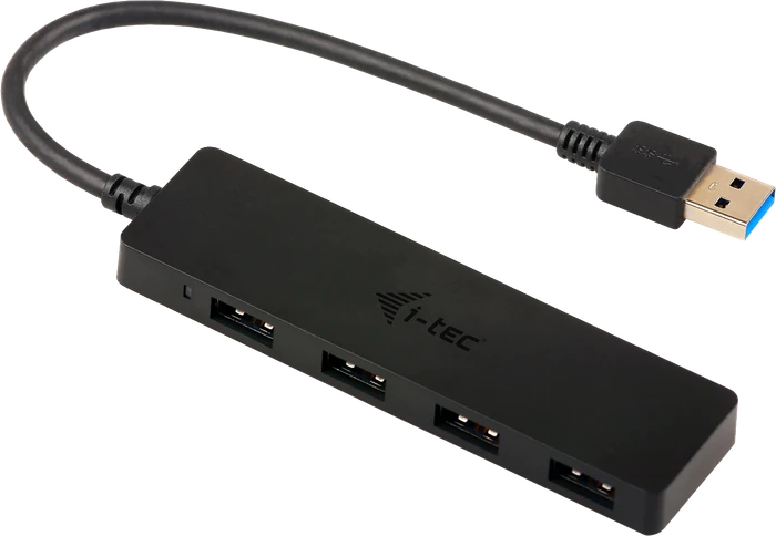 i-tec USB 3.0 slim passiv USB-Hub, 4x USB-A 3.0, USB-A 3.0 [Stecker]