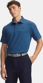 Under Armour Playoff 3.0 Stripe Poloshirt kurzarm midnight navy/aegean blue/white (Herren)