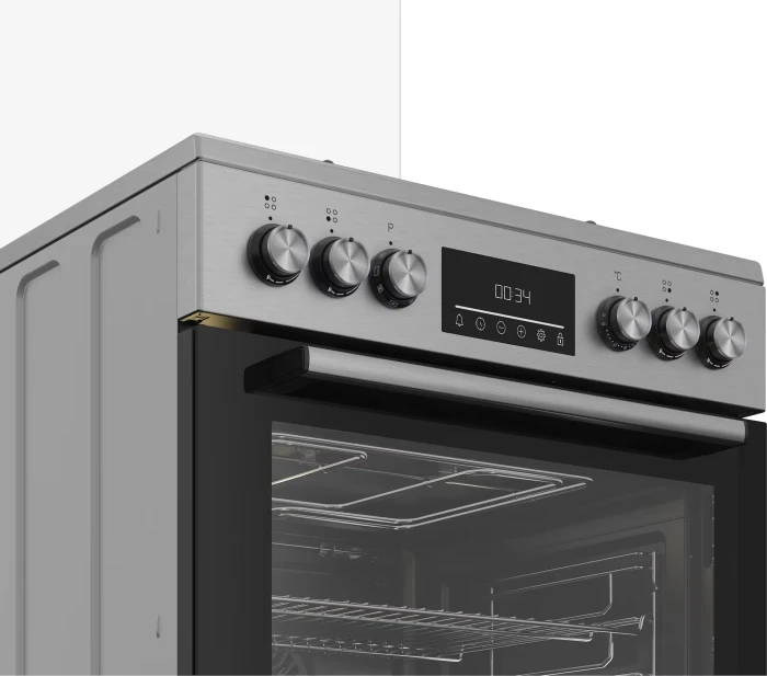 Beko FBM62320XDSL Elektroherd mit Gas-Kochfeld