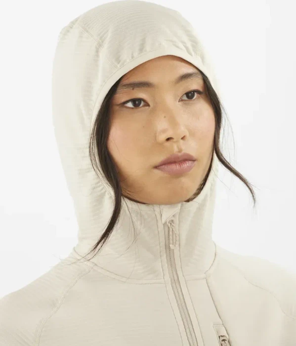 Salomon Essential Lightwarm Hooded Funktionsjacke rainy day (Damen)