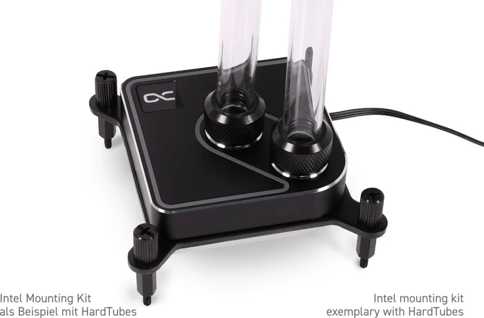 Alphacool Core 1 Aurora Black, Messing/Nickel
