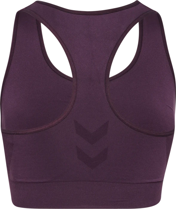 hummel Seamless Sports Top Funktionsshirt ärmellos plum perfect (Damen)