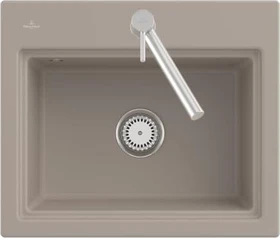 Villeroy & Boch Subway Style 60 S Einbau Becken mittig almond