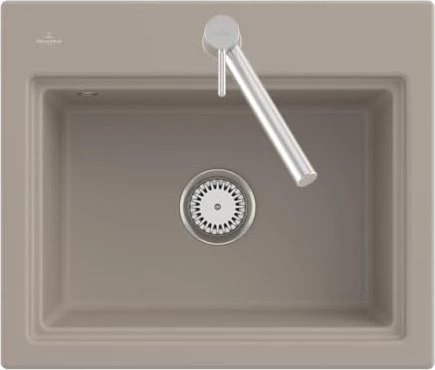 Villeroy & Boch Subway Style 60 S Einbau Becken mittig almond
