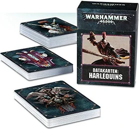 Games Workshop Warhammer 40.000 - Datakarten: Harlequins (DE)