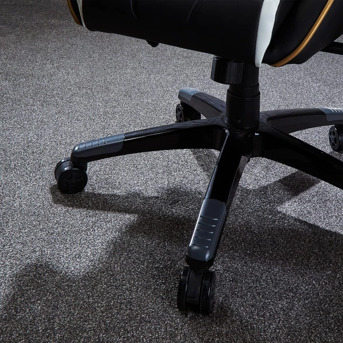 X Rocker Agility Compact Esports Gamingstuhl für für Kinder/Jugendliche, gold/schwarz