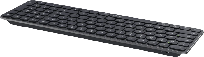 Rapoo E9310M Multi-mode Wireless Ultra-slim Keyboard, schwarz, USB/Bluetooth, DE