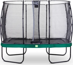 Exit Toys Elegant mit Economy Sicherheitsnetz 214x366cm Trampolin grün