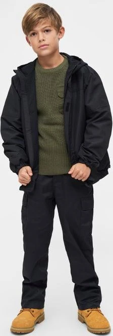 Brandit Windbreaker Summer Frontzip Jacke schwarz (Junior)