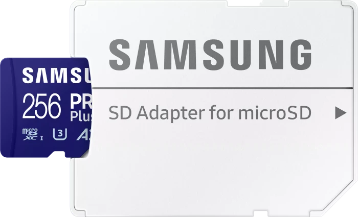 Samsung PRO Plus R180/W130 256GB Kit, UHS-I U3, A2, Class 10