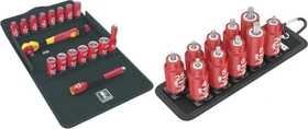 Wera 8100 SB VDE 1 Zyklop Steckschlüsselsatz inkl. Tasche, 17-tlg.