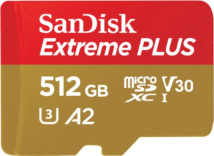SanDisk Extreme PLUS, microSD UHS-I U3, A2, V30, Rev-BD