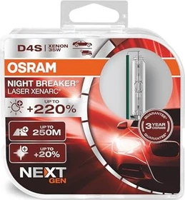 Osram Xenarc Night Breaker Laser (Next Gen) D4S 35W, 2er-Pack Box