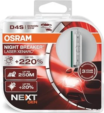 Osram Xenarc Night Breaker Laser (Next Gen) D4S 35W, 2er-Pack Box