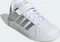 adidas Grand Court Court Elastic Lace and Top Strap cloud white/matte silver (Junior) Vorschaubild