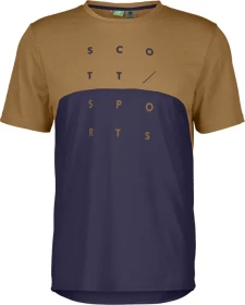Scott Trail Flow DRI Trikot kurzarm silt beige/cyber purple (Herren)