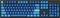 Keychron OEM Dye-Sub Keycap-Set Ocean - Version B, Kunststoff (PBT), Ocean, blau, 114 Tasten, ANSI-US Vorschaubild