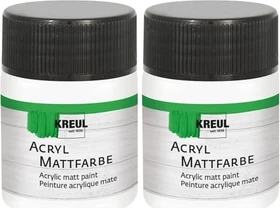 Kreul Acryl Mattfarbe, weiß, 50ml